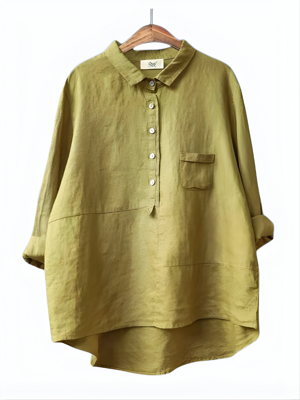 Stella™ Women's Linen Long Sleeve Shirt