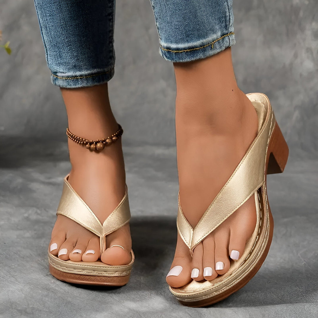 Maelys™ Comfy Slip-On Heeled Sandals